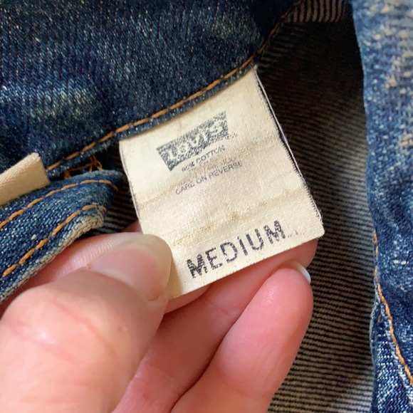 Vintage Levi’s Red Label Denim Jean Jacket Medium - Picture 3 of 6